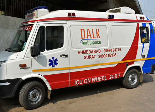 Ambulance in day light